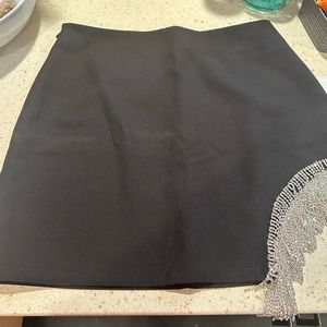 Black glam skirt